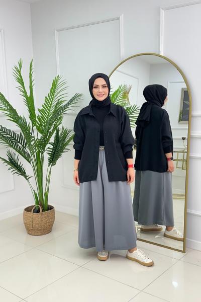 PERY GÖMLEK - SİYAH