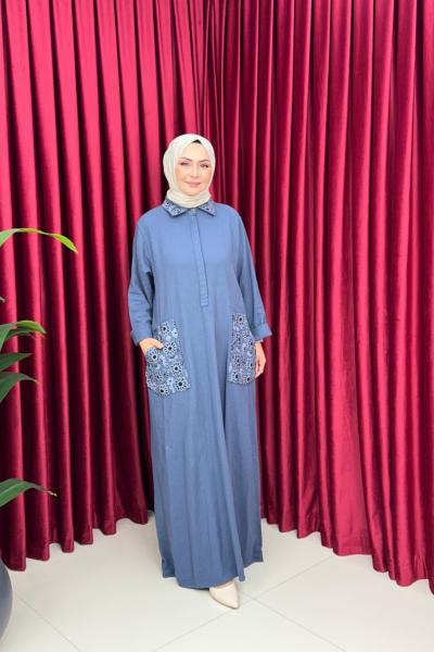 SUNNY ELBİSE - İNDİGO