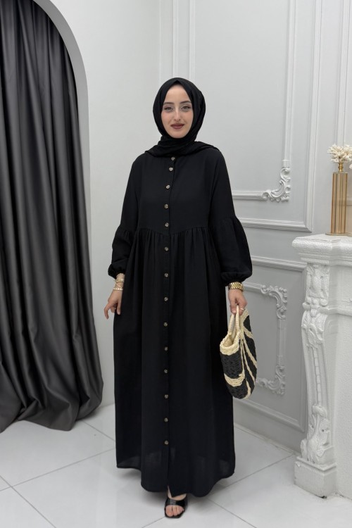 Ahu Elbise Siyah