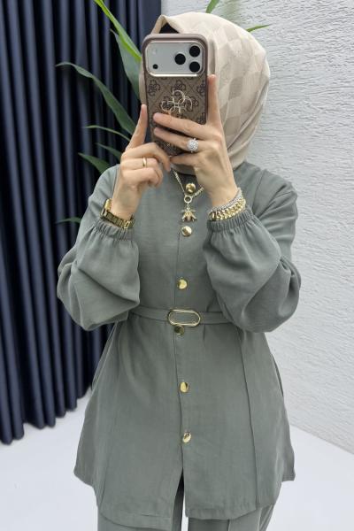 Firuze Pantolon Takım