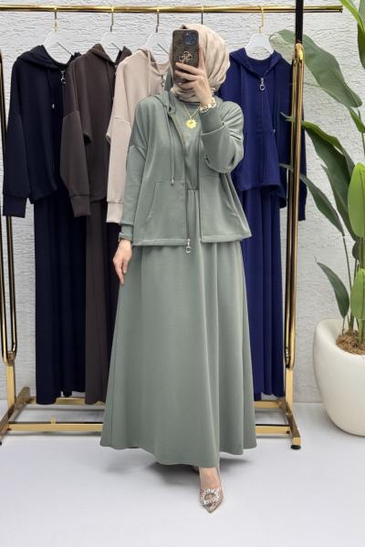 Hatem Elbise Tesettür Takım