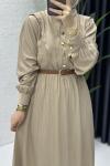 Latte Vera Tesettür Elbise