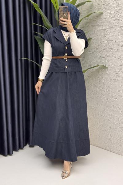 Limra Etekli Takım Tesettür Giyim