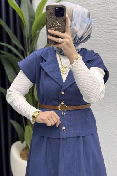 Limra Etekli Takım Tesettür Giyim