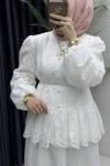 Perinaz Etekli Takım Tesettür Giyim