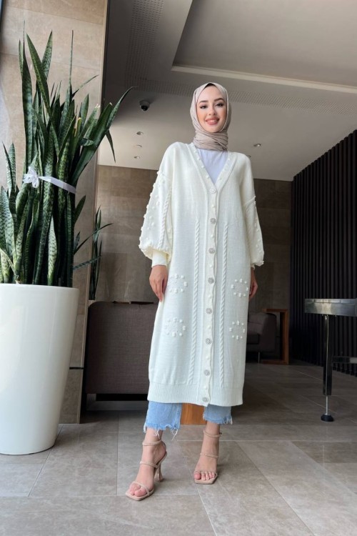Pınar Hırka Ekru