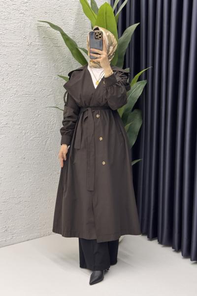 Rabia Trench Tesettür Giyim