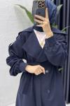 Rabia Trench Tesettür Giyim