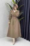Rabia Trench Tesettür Giyim