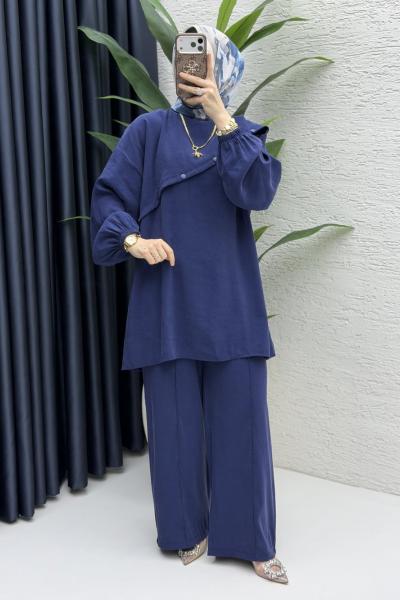 Rezzan Pantalonlu Takım Tesettür Giyim