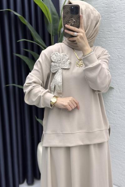 Simla Etekli Takım Tesettür Giyim