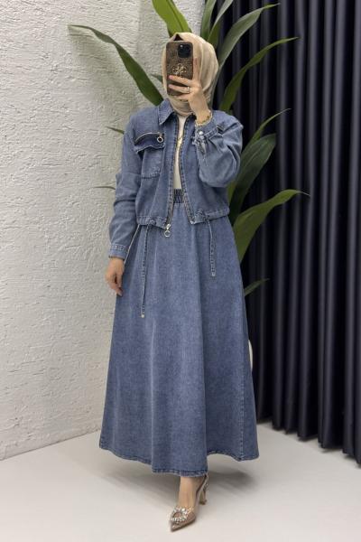 Şüheda Kot Takım Tesettür Giyim